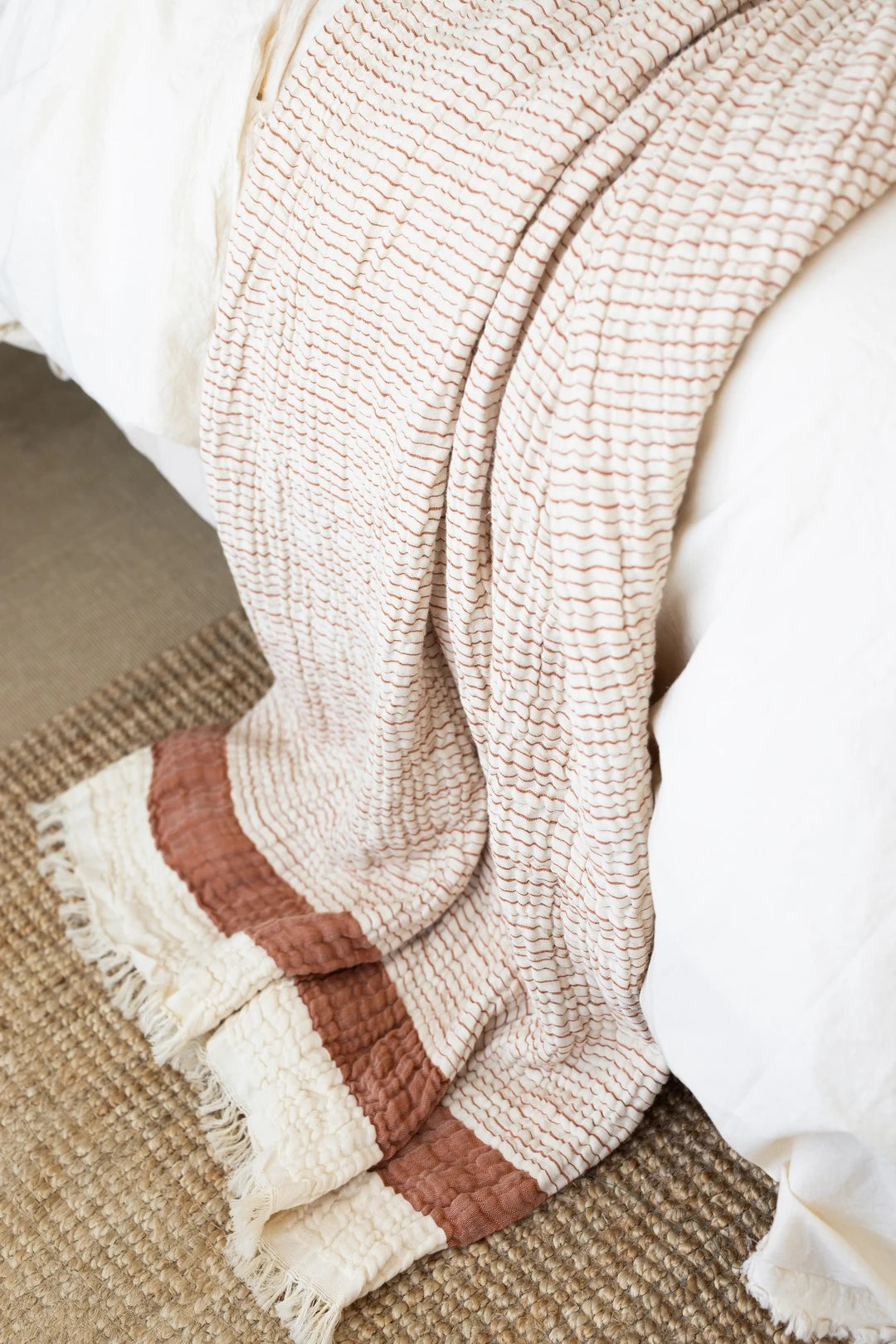 Zeus Muslin Throw - Copper