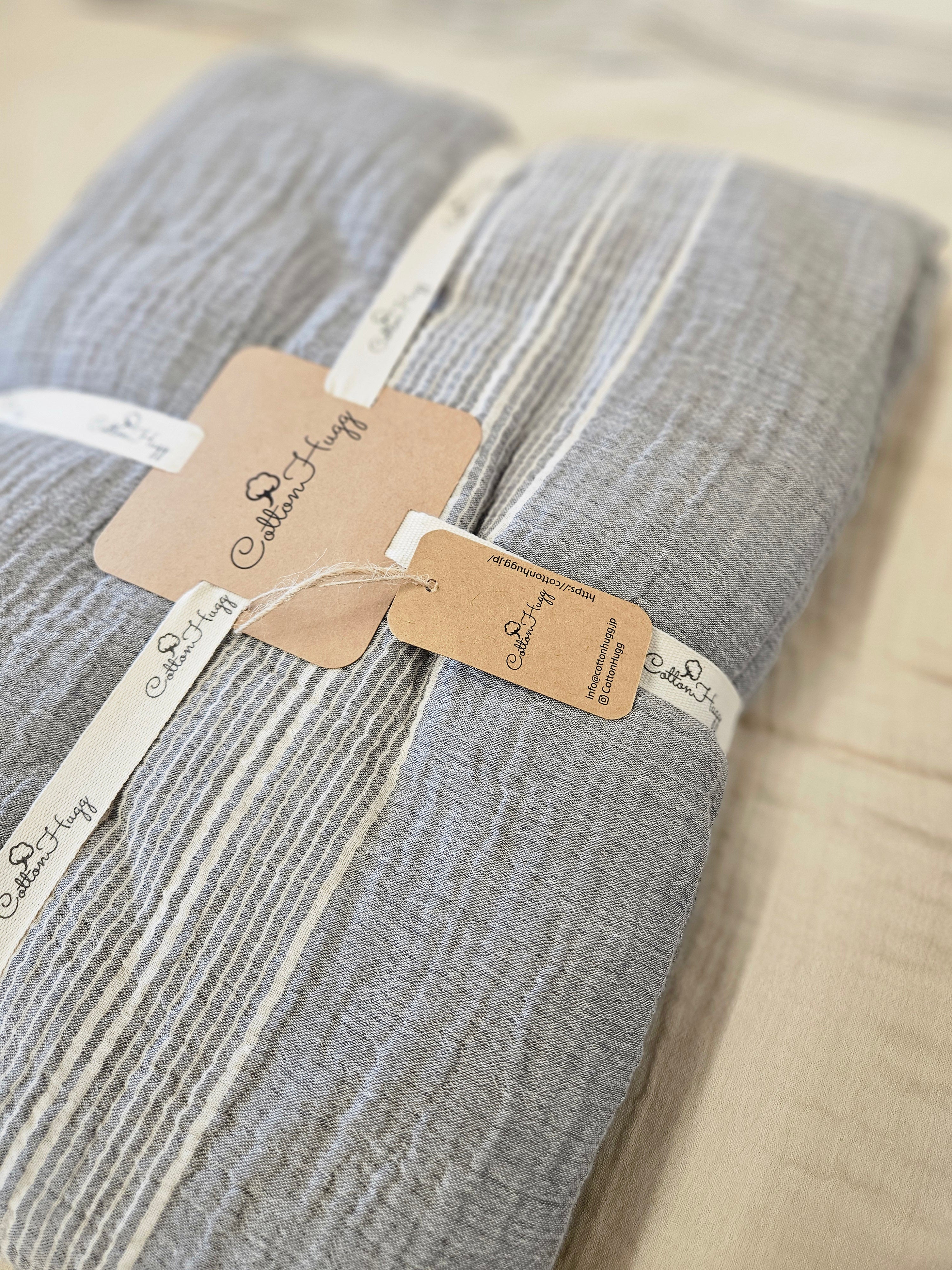 Muslin Bed Set - Gray