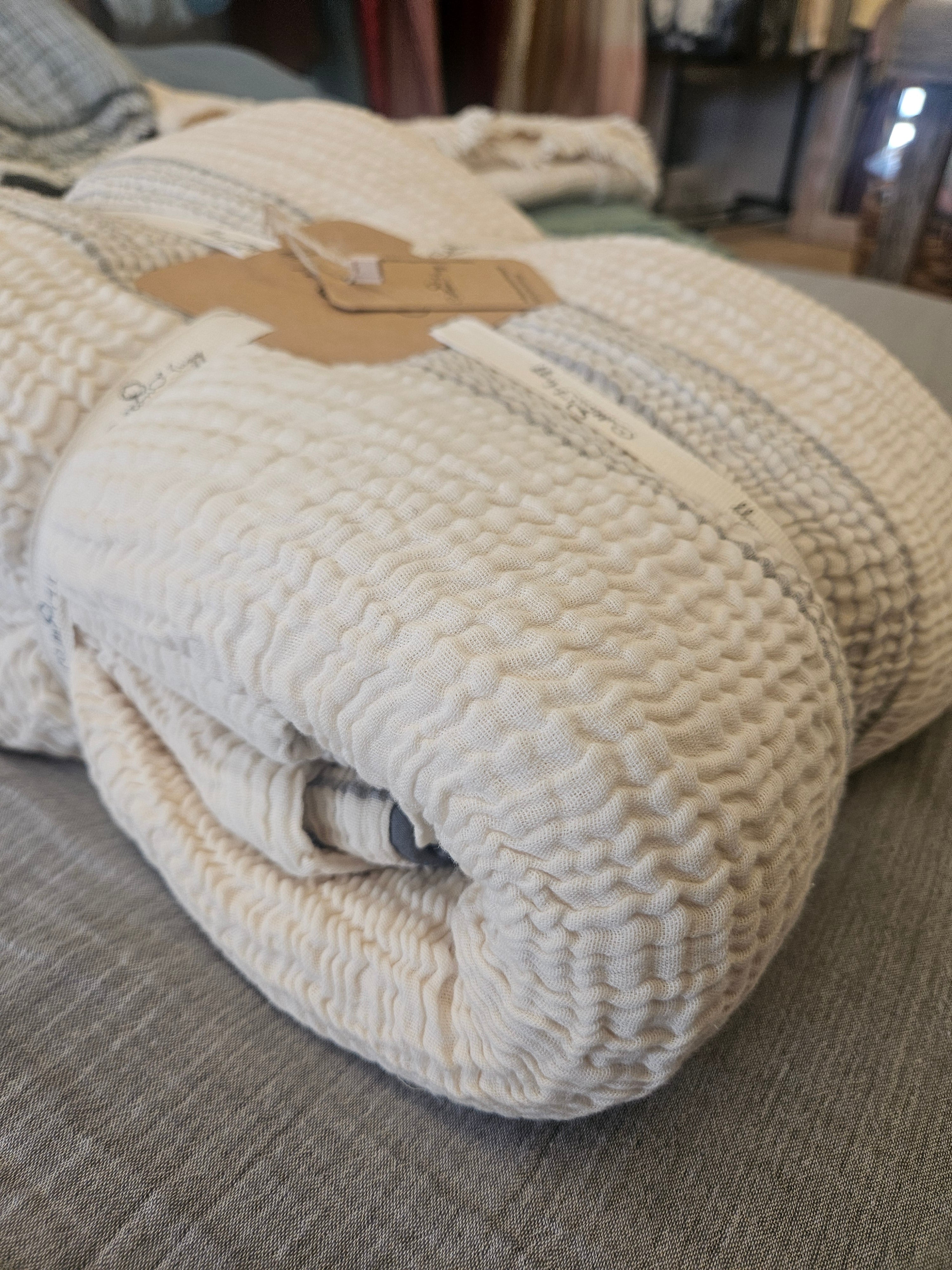 Muslin Bed Set - Cream