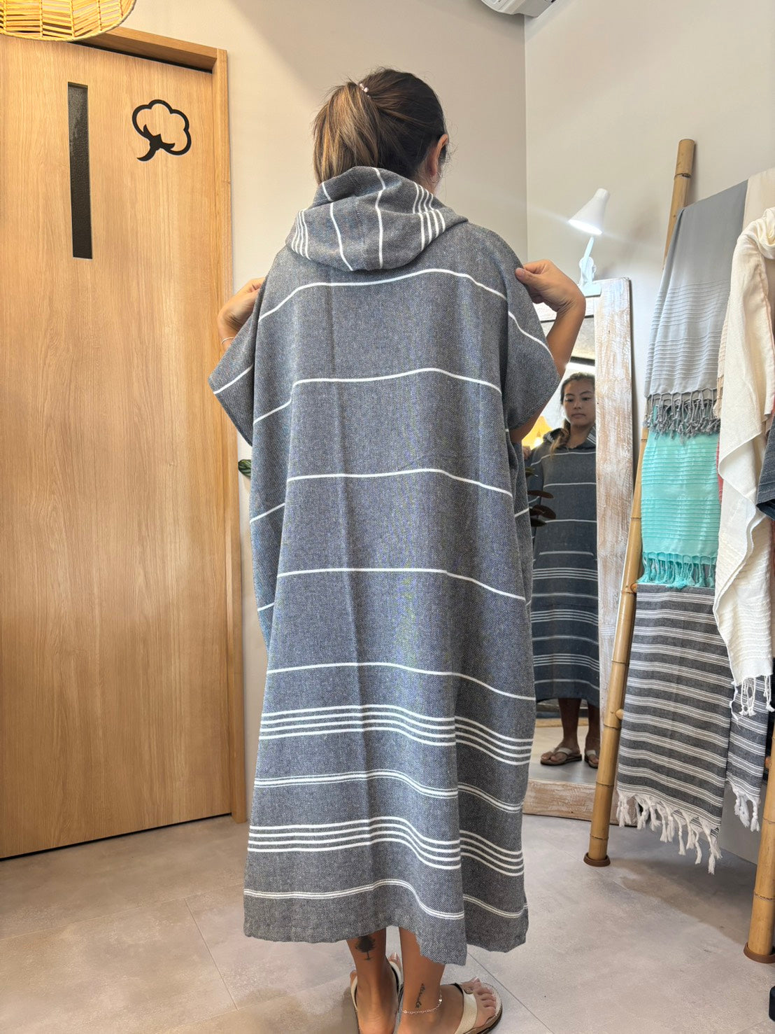 Stripe Poncho