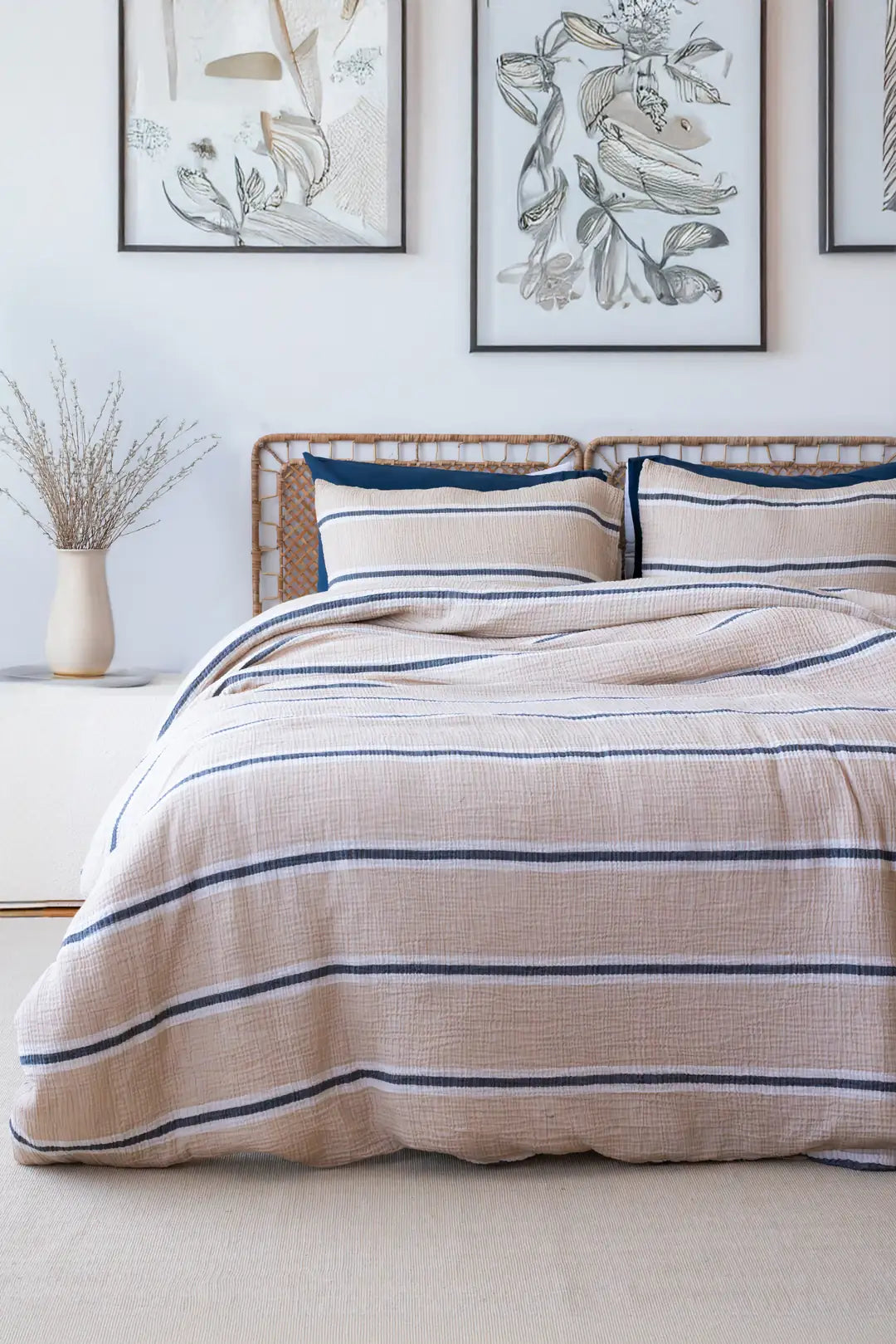 Ares Bed Set - Cream