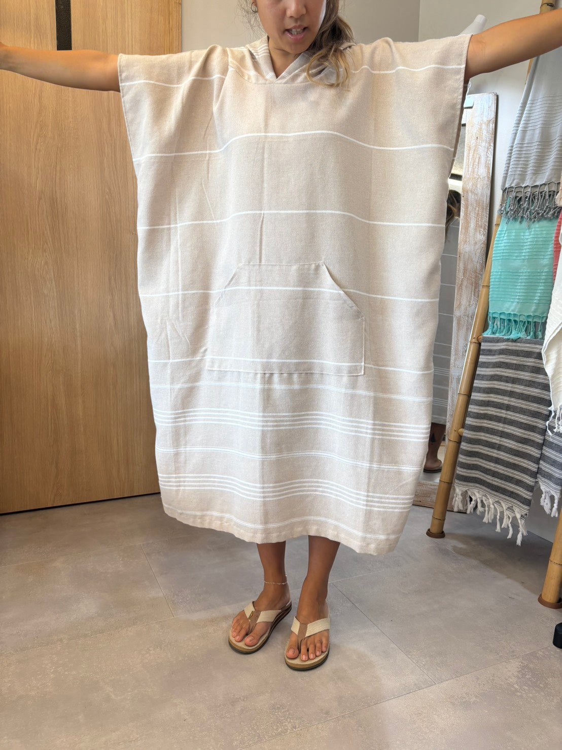 Stripe Poncho