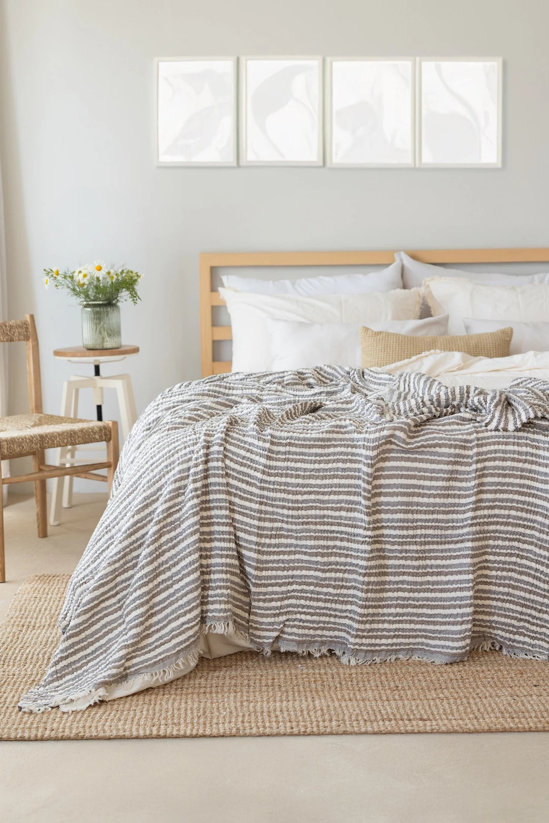 Zeus Muslin Throw - Multi Color