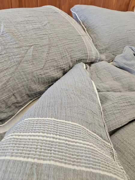 Muslin Bed Set - Gray