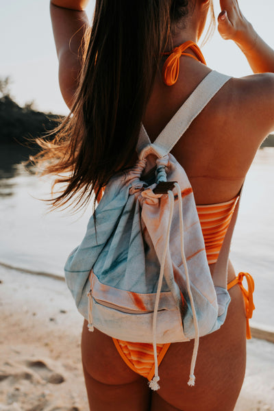 Tie Dye Back Pack Towel